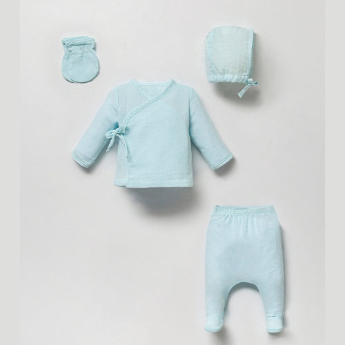 Mavi Yenidoğan Hastane Çıkışı Seti