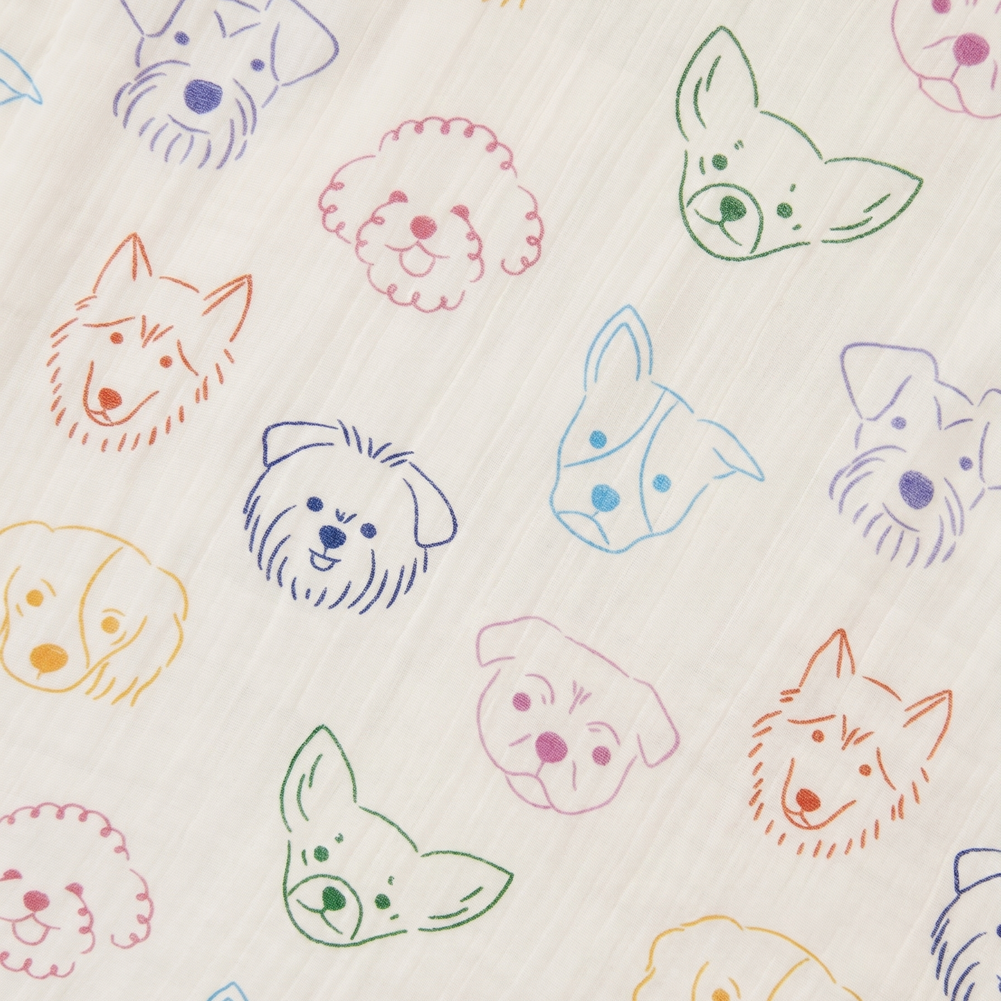 Çizgi Köpek Desenli Panço