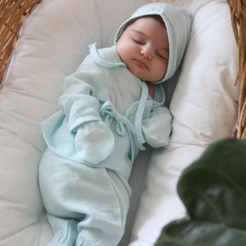 Mavi Yenidoğan Hastane Çıkışı Seti