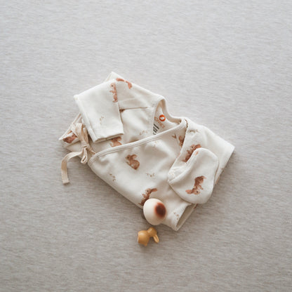 Mini Lapin Patikli Kimono Tulum
