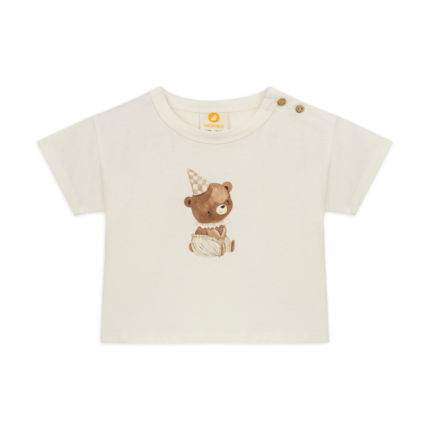 Winnie Ayıcık Baskılı Tshirt- Marshmallow