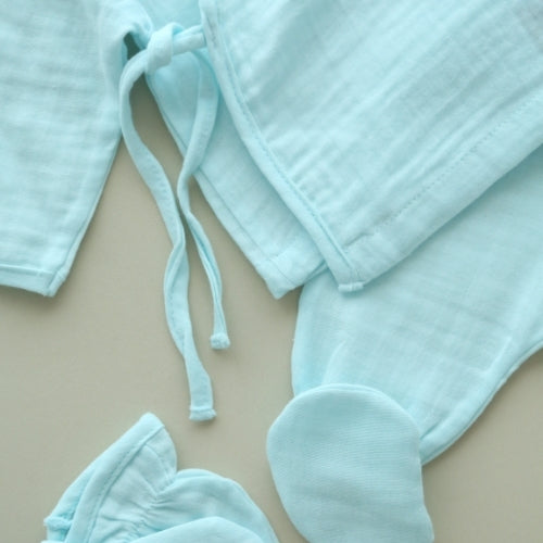 Mavi Yenidoğan Hastane Çıkışı Seti