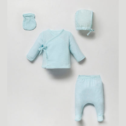 Mavi Yenidoğan Hastane Çıkışı Seti