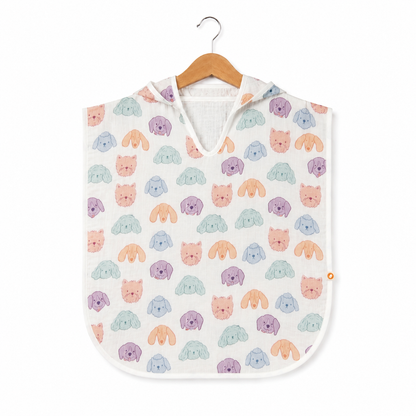 Renkli Köpek Desenli Panço
