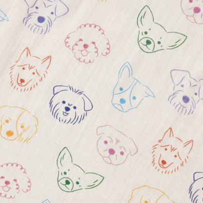 Çizgi Köpek Desenli Panço