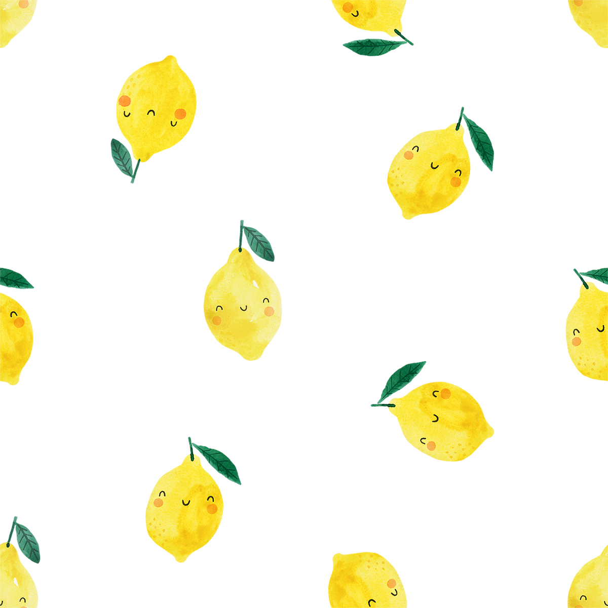 Limon Desenli Müslin Bebek Örtüsü